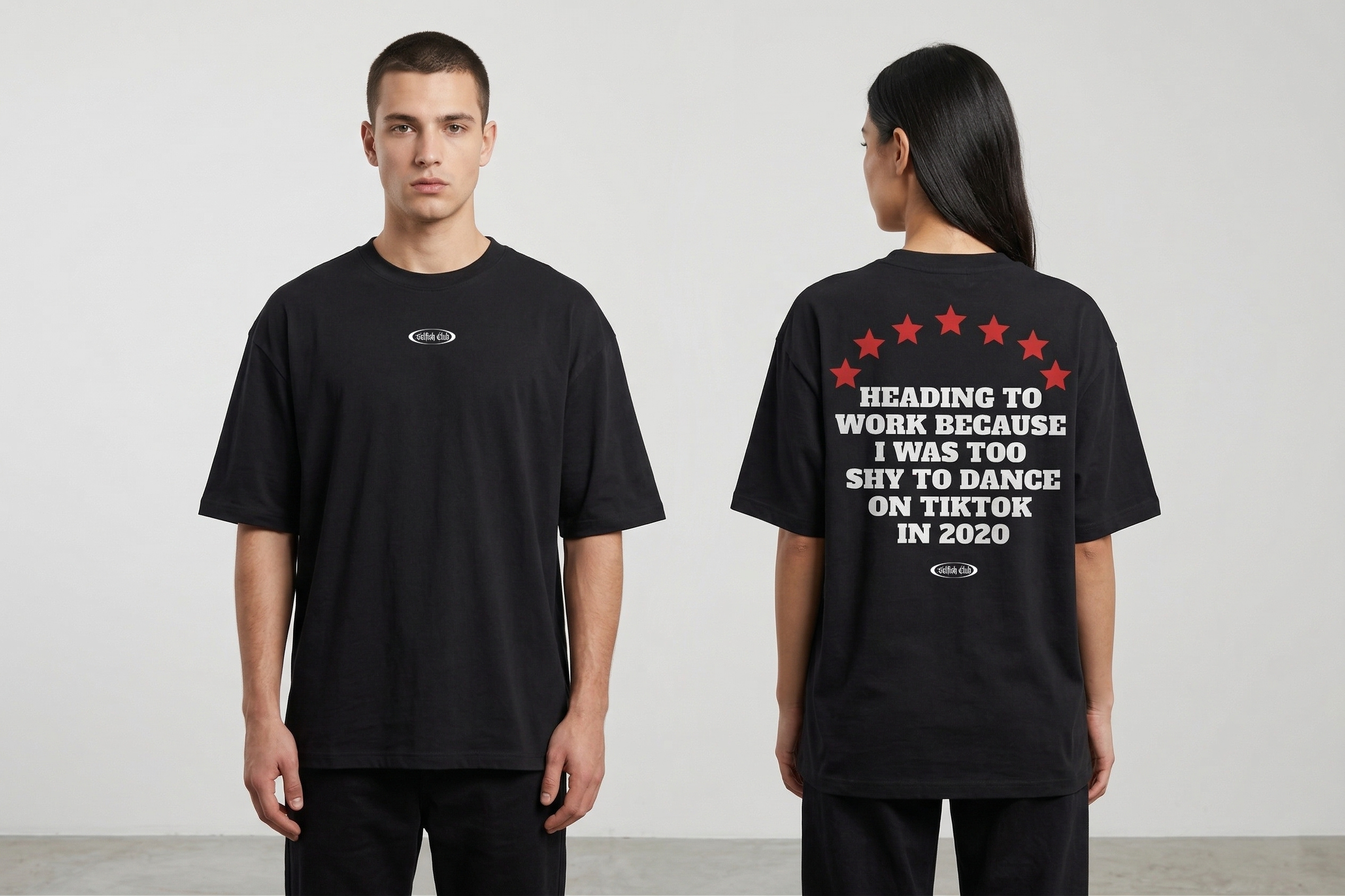 Heading To Work | Unisex | Oversized T-Shirt