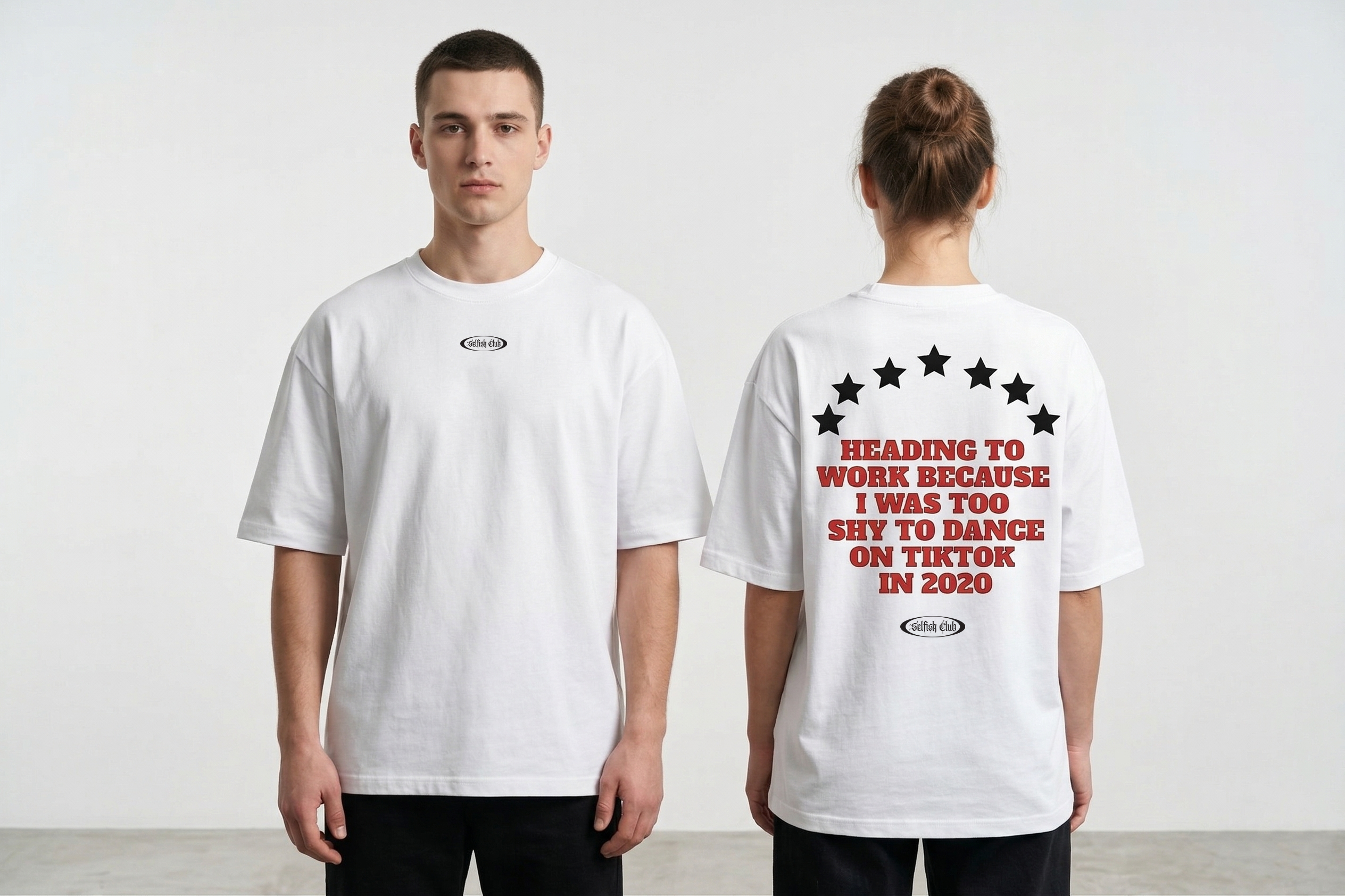 Heading To Work | Unisex | Oversized T-Shirt